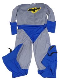 Kostým - Šedo-modrý overal - Batman