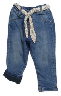 Modré podšité rifle s opaskom C&A