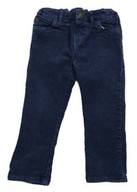 Tmavomodré menšestrové nohavice John Lewis