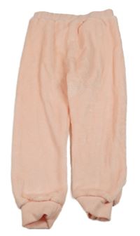 Broskvové chlpaté domáceé nohavice