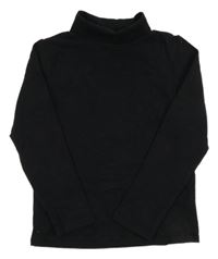 Čierne tričko s rolákom Next