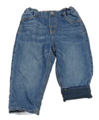 Modré podšité rifle H&M