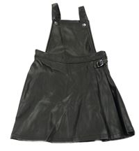 Čierna koženková na traká sukňa Primark