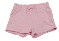 Svetloružové teplákové kraťasy Lupilu
