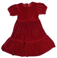 Červené zamatové šaty George