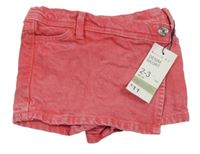 Nové - Ružové rifľové sukňové kraťasy Denim Co.