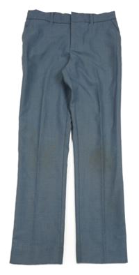 Šedomodré melírované společenské kalhoty RIVER ISLAND