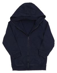 Tmavomodrá prepínaci mikina s kapucňou George