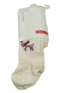 Nové - smetanové punčocháče se srnkou name it.