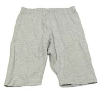 Svetlosivé melírované legínové kraťasy H&M