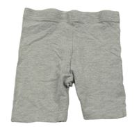 Sivé melírované legínové kraťasy PRIMARK