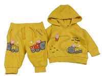 2set - Hořčicová mikina s Tomíkem a kapucí + tepláky Primark