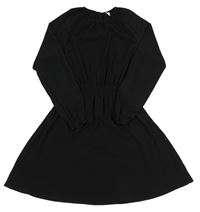Černé šifonové šaty H&M