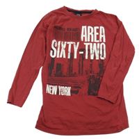 Vínové triko s mostem a nápisem Dognose