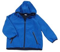 Modrá softshellová bunda s kapucí Kiki&Koko