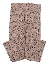 Ružové legíny s listami Lupilu