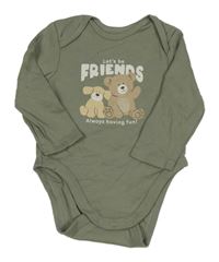 Khaki body s medvědem a psem C&A