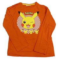 Červené triko s Pikachu 