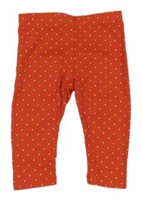 Červené bodkovaná é legíny Disney