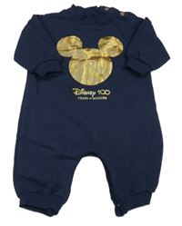 Tmavomodrý teplákový overal s Mickeym George