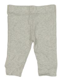 Sivé melírované ľahké tepláky