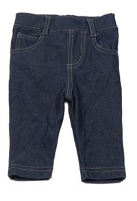 Tmavomodré tregíny rifllového vzhledu