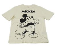 Smetanové tričko s Mickeym H&M