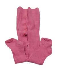 Růžové třpytivé punčocháče St. Bernard