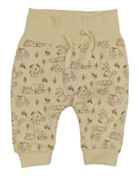 Béžové tepláky s bobry Ergee