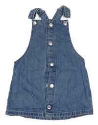 Modré rifľové na traké šaty F&F