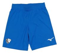 Modré športové kraťasy s potlačou