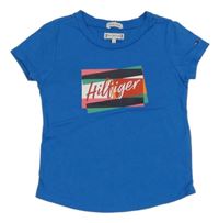 Modré tričko s logom Tommy Hilfiger