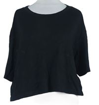 Dámské černé crop tričko Firetrap 