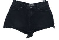 Dámské tmavošedé riflové minikraťasy Denim 