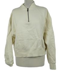 Dámska smotanová crop mikina Asos