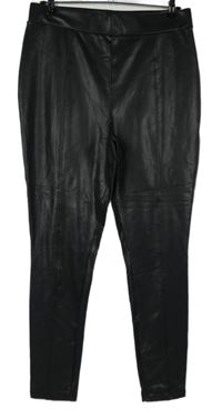 Dámské černé koženkové tregíny Papaya 