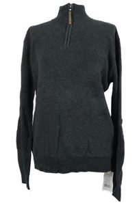 Nové - Pánský tmavošedý svetr F&F