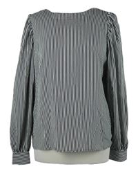 Dámská černo-bílá proužkovaná halenka Next 