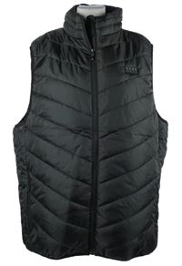 Pánska čierna šušťáková vyhřívaná vesta