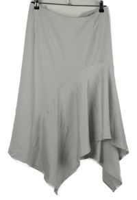 Dámská šedá midi sukně s cípy Bonprix 