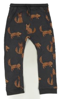 Šedé tepláky s vlky M&S