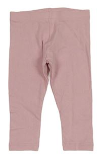 Světlerůžové žebrované legíny M&S