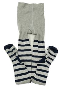 Šedo-modré pruhované punčocháče s Tapokovou patrolou