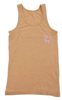 Hnedo-oranžové tielko s mačičkou Kiki&Koko