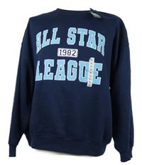 Nové - Pánska tmavomodrá mikina s nápisom Dunes