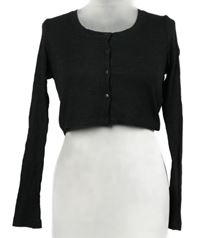 Dámske tmavosivé rebrované bolerko Primark