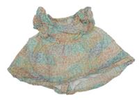 Farebné kvetované šaty Tu