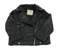 Čierna koženková bunda Primark