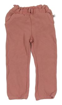 Ružové rebrované tepláky Liegelind