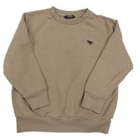 Hnedá mikina s dinem Next